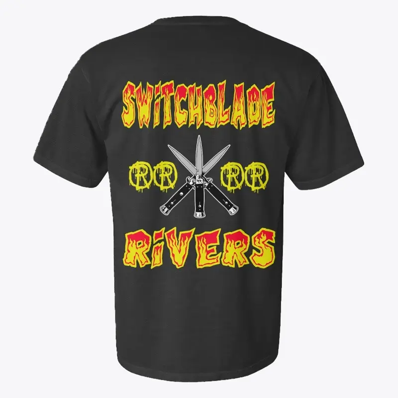 Switchblade Rivers Flames Tee